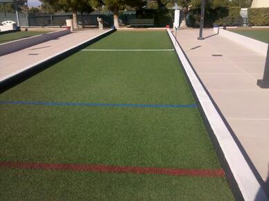 Synthetic Grass Bocce Ball Court