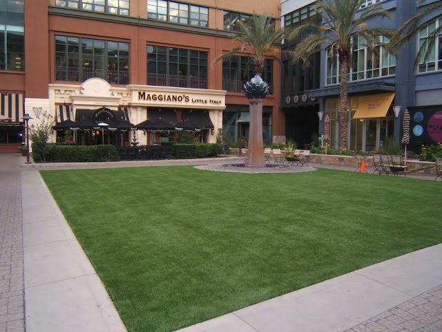 commercial artificial turf install