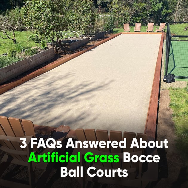 3 FAQs About Artificial Grass Bocce Ball Courts