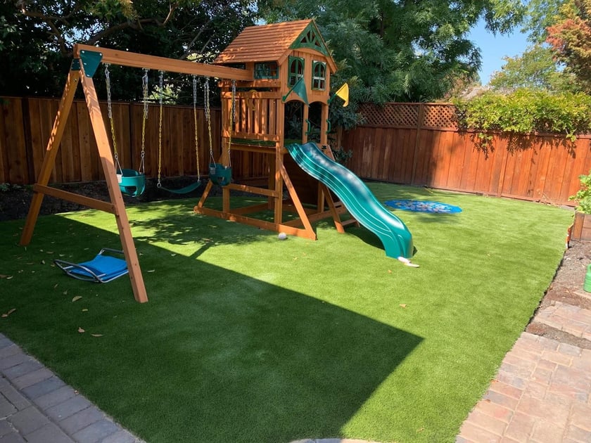 Playground Landscaping Ideas with the Best Artificial Turf in San Jose
