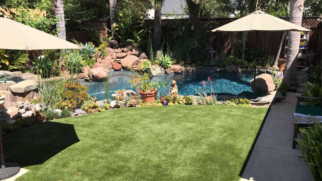 Backyard Revamp Leads To Artificial Turf Installation