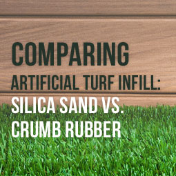 Comparing Artificial Turf Infill: Silica Sand vs. Crumb Rubber
