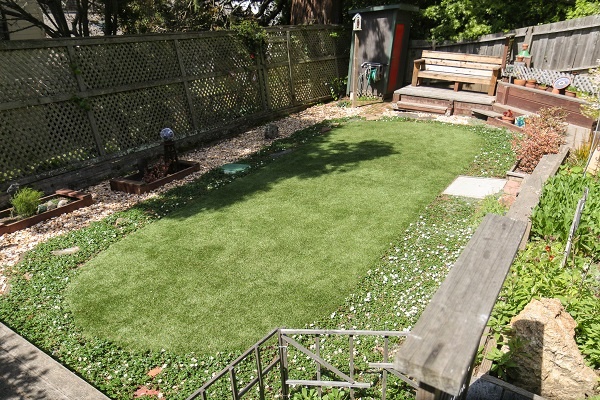 Synthetic Turf Is Great For Small Area In The Lawn!