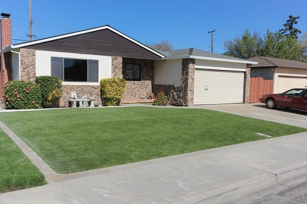 A Santa Clara Yard Makes The Switch To Artificial Turf
