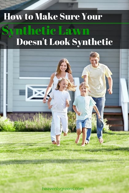 How to Make Sure Your Synthetic Lawn Doesn't Look Synthetic