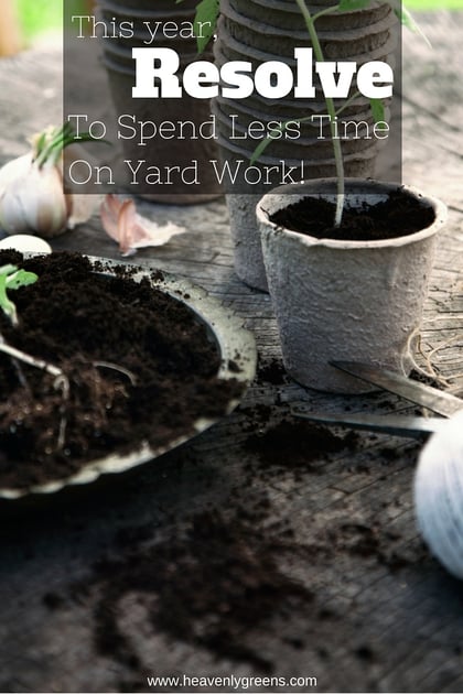 This Year, Resolve To Spend Less Time On Yard Work!