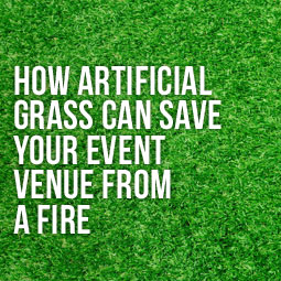 artificial grass can save your event venue from fire
