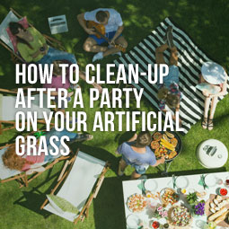 How to Clean-Up After a Party On Your Artificial Grass