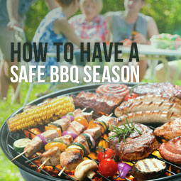 safe bbq cookout outside