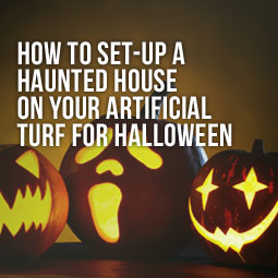 How To Set-Up A Haunted House On Your Artificial Turf For Halloween http://www.heavenlygreens.com/blog/setting-up-haunted-house-on-artificial-turf-for-halloween @heavenlygreens