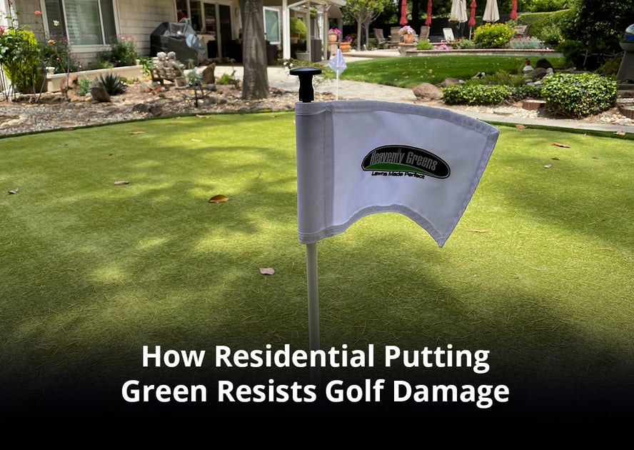 Can Artificial Grass Putting Green San Jose Withstand Golf Damage?