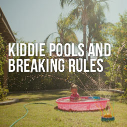 Kiddie Pools and Breaking Rules with Artificial Turf Lawns