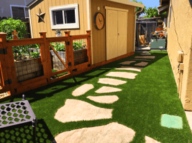 Napa Valley Lawn with Synthetic Grass
