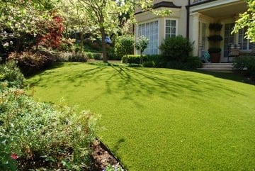aritificial turf in a back yard in san jose