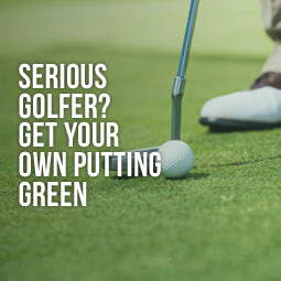 Serious Golfer? Get Your Own Putting Green