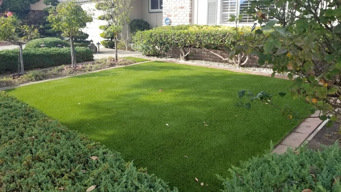 Sunnyvale Yard Enjoys The Benefits of Artificial Turf