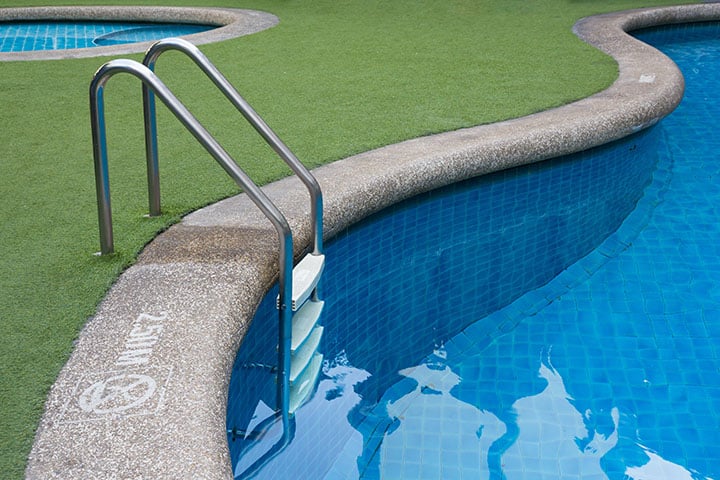 Synthetic Grass Around Pool areas 720x480