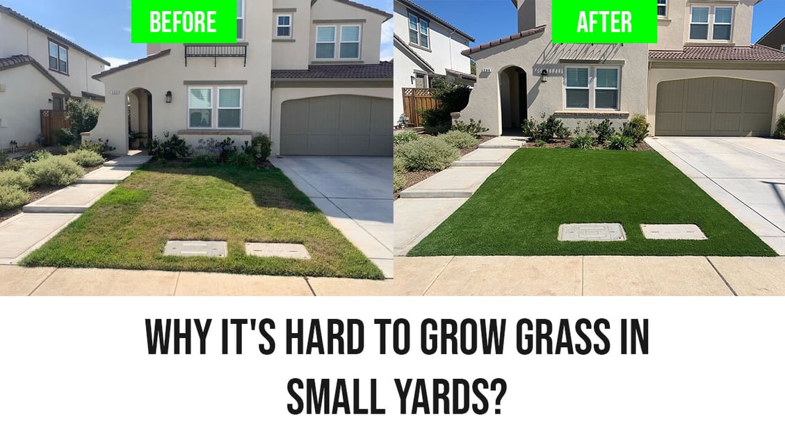 Artificial Turf for Residential Lawns in San Jose & Small Yard Landscaping