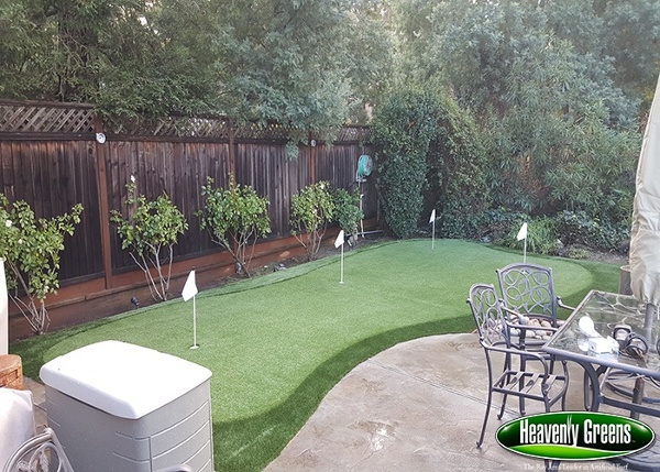 backyard golf green
