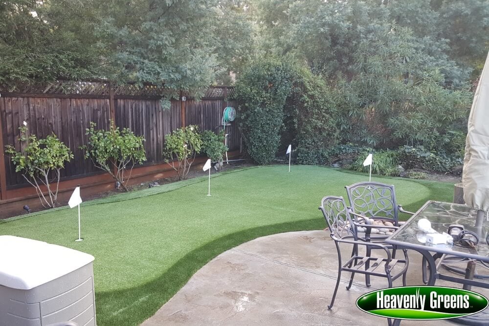 backyard putting greens