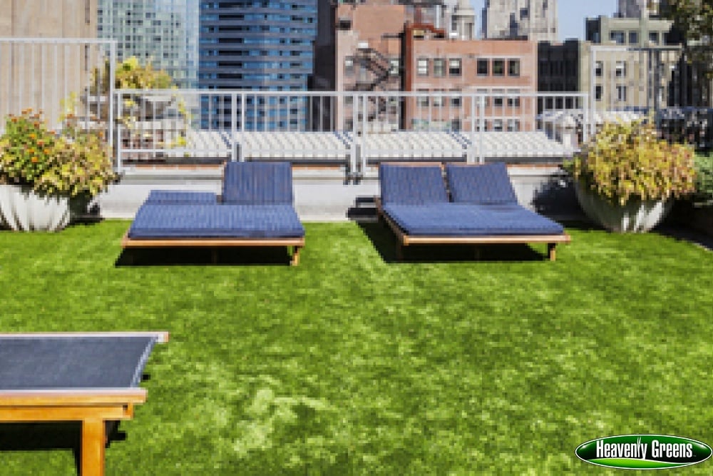 artificial grass on roof
