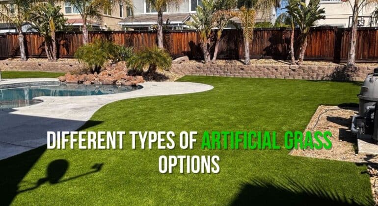 Different Types of Artificial Grass Options