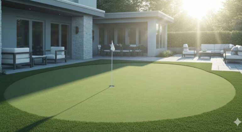 backyard putting green cost
