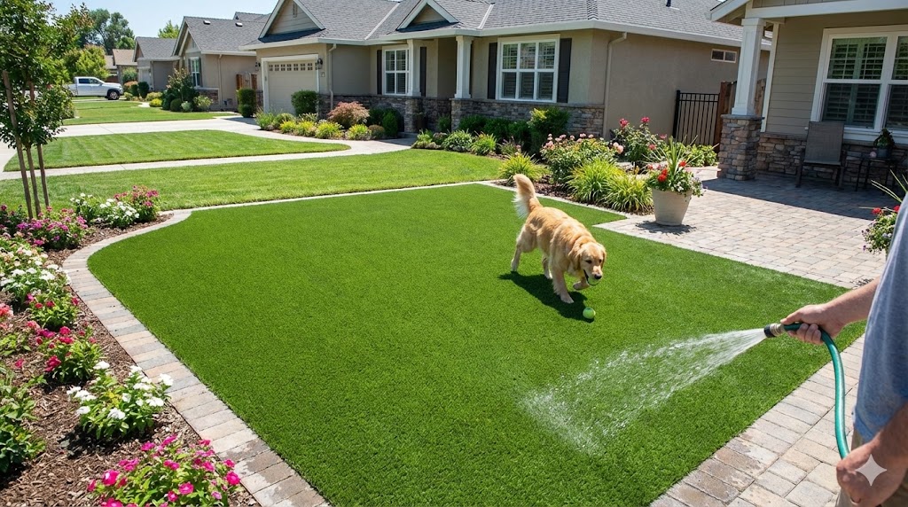 How Dog Turf Installation Improves Yard Cleanliness and Curb Appeal