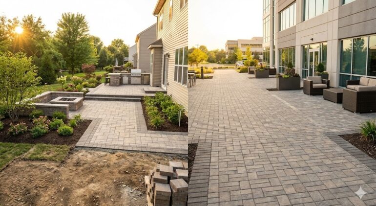 How Professional Paver Installation Transforms Backyards for Homeowners and Commercial Properties