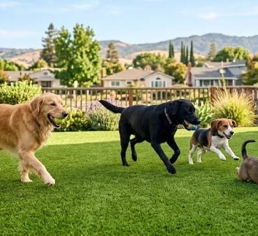 what makes artificial turf pet friendly for dogs