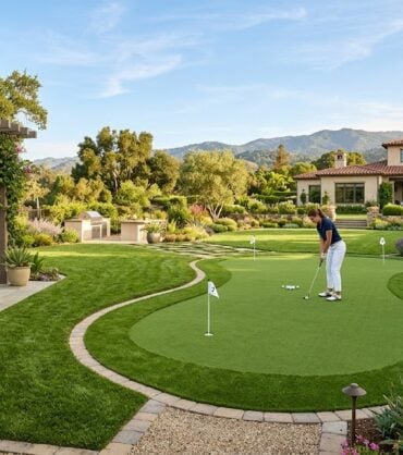 how professional putting green installer in san jose transforms backyard
