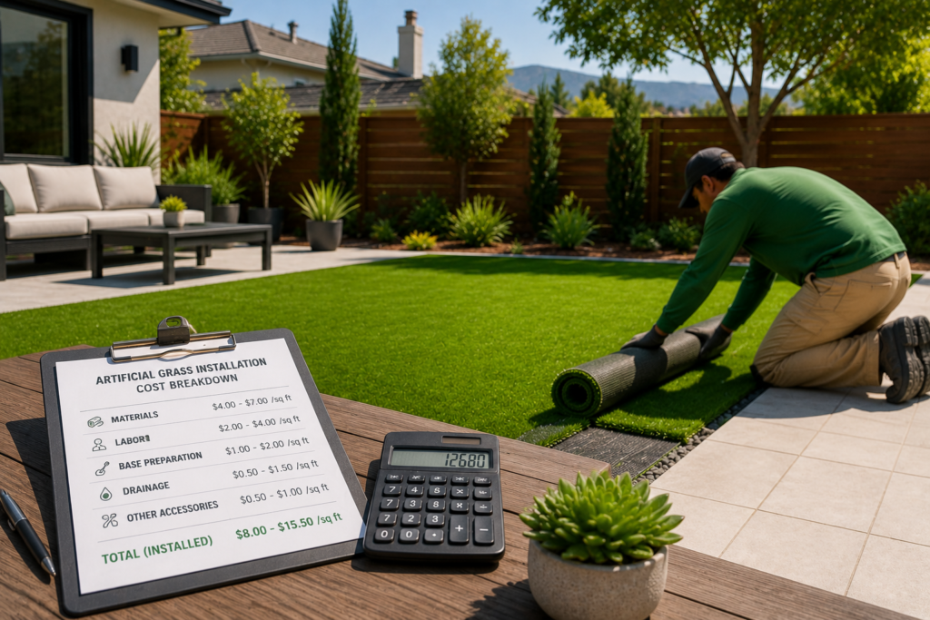 Artificial Grass Installation Costs in San Jose