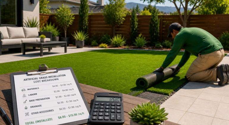 Artificial Grass Installation Costs in San Jose