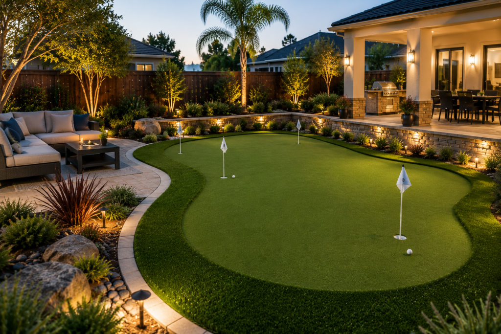 How a Professional Putting Green Installer in San Jose Transforms an Ordinary Backyard