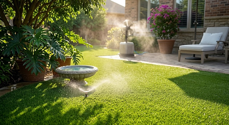 How to Keep Artificial Grass Cooler During Hot Weather