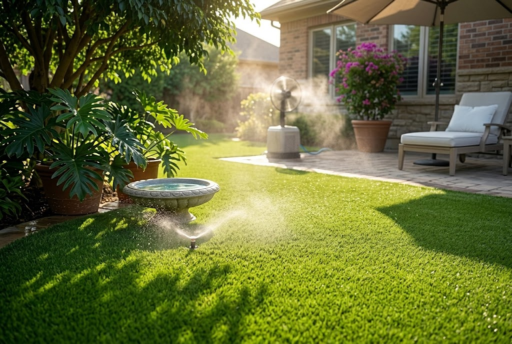 How to Keep Artificial Grass Cooler During Hot Weather